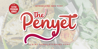The Penyet Font Poster 1