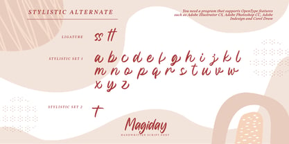 Megiday Font Poster 6