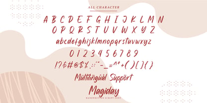 Megiday Font Poster 5
