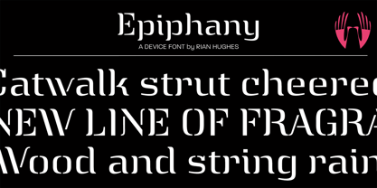 Epiphany Font Poster 1