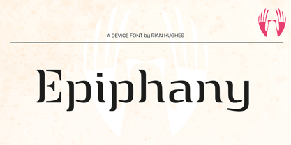 Epiphany Font Poster 2