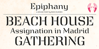 Epiphany Font Poster 6