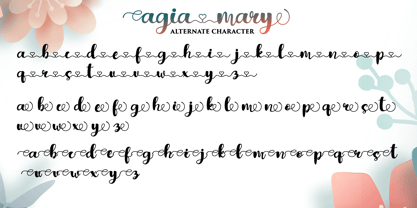Agia Mary Font Poster 6
