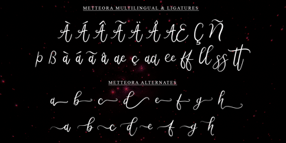 Metteora Font Poster 3