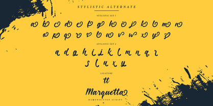Marquetta Font Poster 3