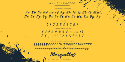 Marquetta Font Poster 2