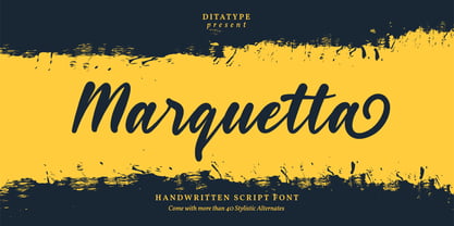 Marquetta Font Poster 1