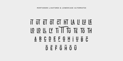 Monthoers Font Poster 10