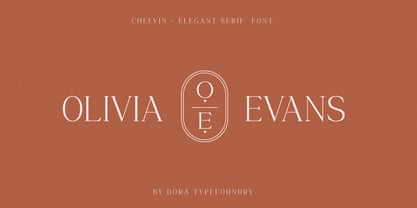 Chelvin Serif Fuente Póster 8
