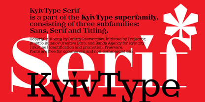 KyivType Serif Font Poster 1