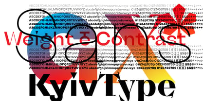 KyivType Variable Fuente Póster 4