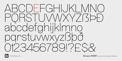 Etrusco Now Font Poster 5