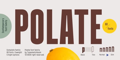 Polate Font Poster 1