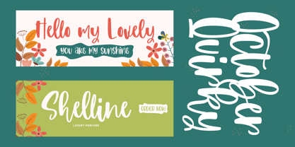 October Quirky Font Poster 5