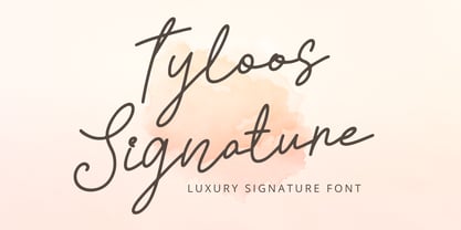 Tyloos Signature Fuente Póster 1