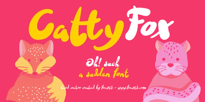 Cattyfox Font Poster 1