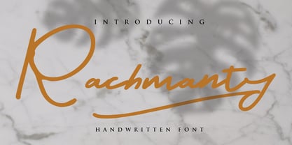 Rachmanty Font Poster 1