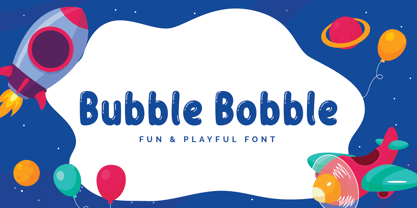 Bubble Bobble Fuente Póster 1