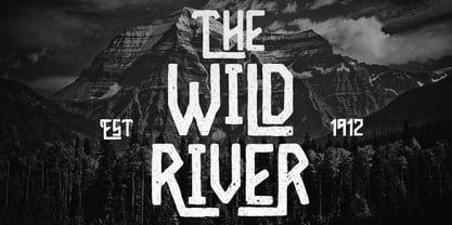 Wild River Font Poster 1