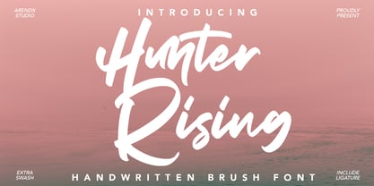 Hunter Rising Font Poster 1