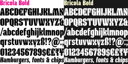 Bricola Font Poster 8