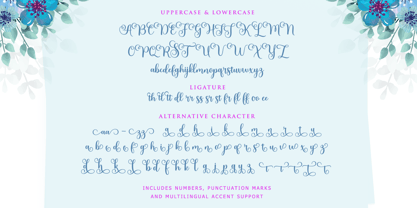 Meltisia Script Font Poster 8