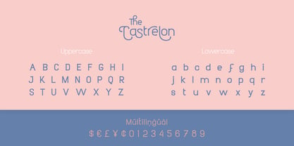 Castrelon Font Poster 10