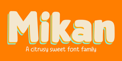 Mikan Font Poster 1