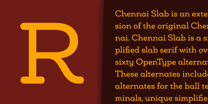 Chennai Slab Font Poster 6