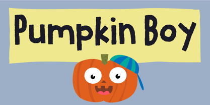 Pumpkin Boy Font Poster 1