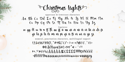 Christmas Lights Font Poster 9