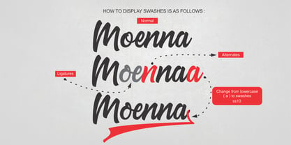 Moenna Font Poster 12