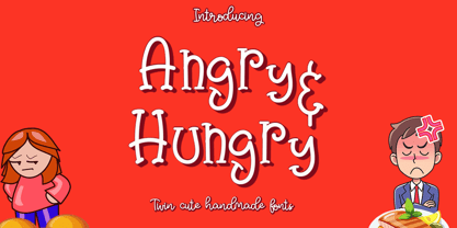 Angry&Hungry Font Poster 1
