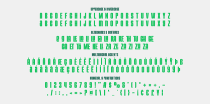 The Mezirane Font Poster 9