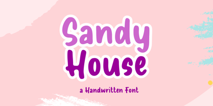 Sandy House Font Poster 1