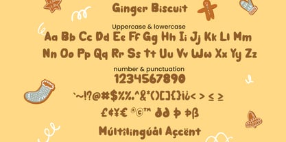 Ginger Biscuit Font Poster 6
