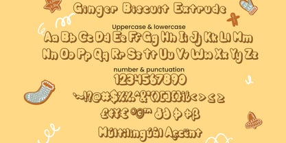 Ginger Biscuit Font Poster 7