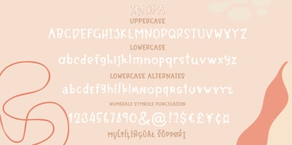 Knopa Font Poster 9