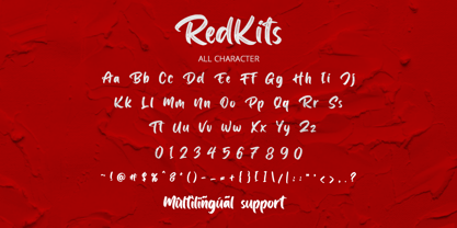 Redkits Font Poster 2