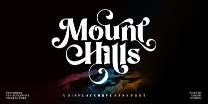 Mount Hills Font Poster 1