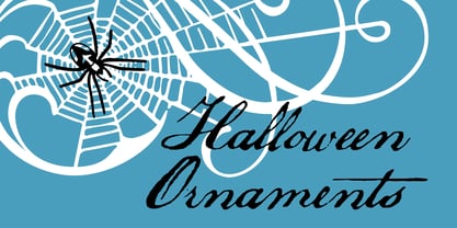 LTC Halloween Ornaments Font Poster 1