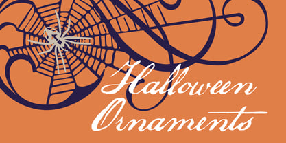LTC Halloween Ornaments Font Poster 6