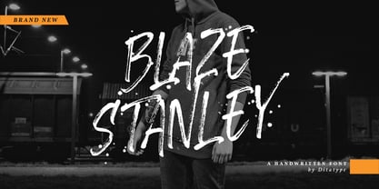 Blaze Stanley Font Poster 1