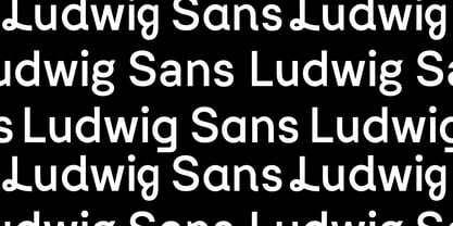 Ludwig Sans Font Poster 1