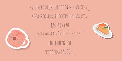 Simple Home Font Poster 5
