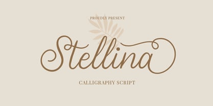 Stellina Font Poster 1
