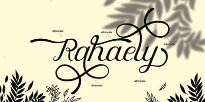 Rahaely Font Poster 9