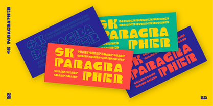 SK Paragrapher Font Poster 12