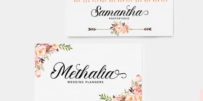 Angelta Script Font Poster 3