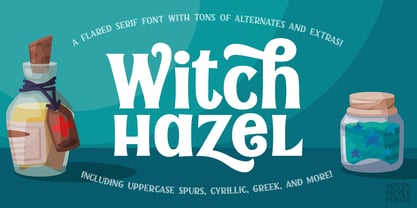 Witch Hazel Font Poster 1